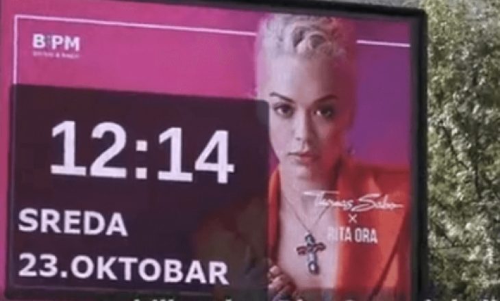 Fotografia e saj vendoset në mes të Beogradit, Rita Ora ‘sulmohet’ nga serbët
