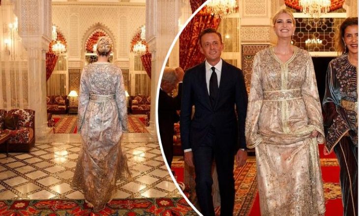 E ‘zhytur’ në flori, Ivanka mahnit mbretërit në pallat