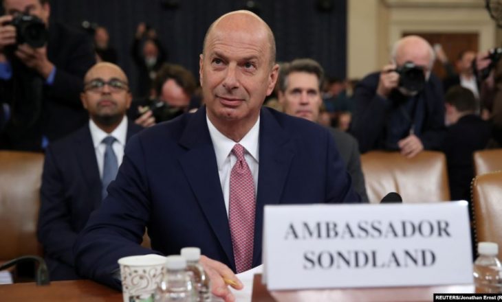 Dëshmia e Ambasadorit Sondland: Giuliani i vendosi parakushte Ukrainës