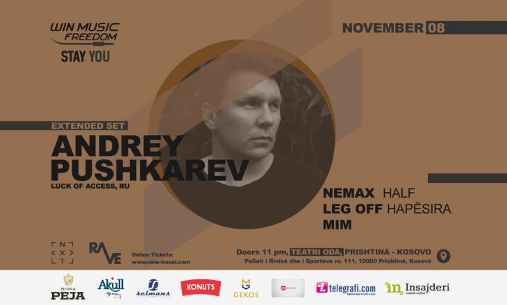 Next Level prezanton Andrey Pushkarev, të premten 08.11 tek Teatri Oda