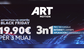 ARTMOTION EDHE KETE VIT SJELL OFERTËN E SHUMË  PRITUR – BLACK FRIDAY