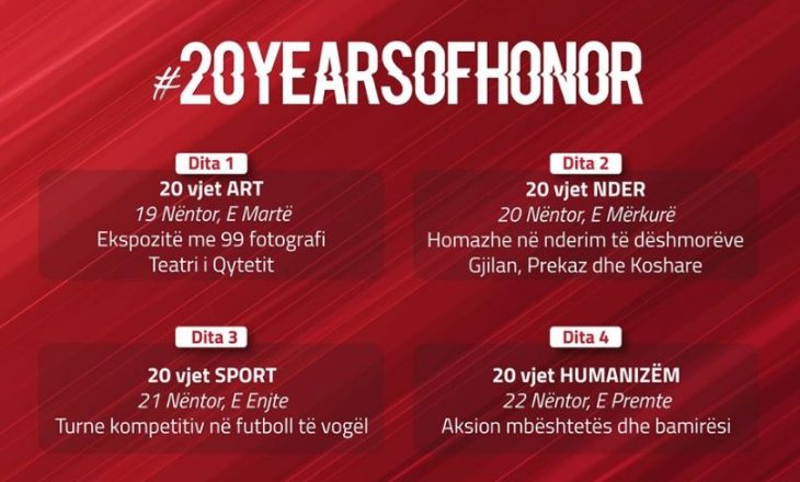 Tifo-grupi “Skifterat” shënon 20-vjetorin e themelimit, mbahet javë festive