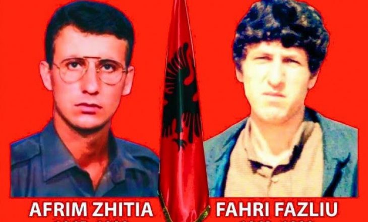 Rivarrosen heronjtë Afrim Zhitia, Fahri Fazliu, Bahri Fazliu dhe Agron ...