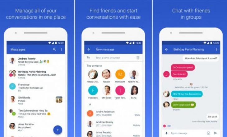 “Messages” i Google bëhet konkurrent i WhatsApp dhe Viber