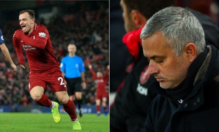 Një vit më parë, Shaqiri fundosi Unitedin dhe “shkarkoi” Mourinhon [Video]