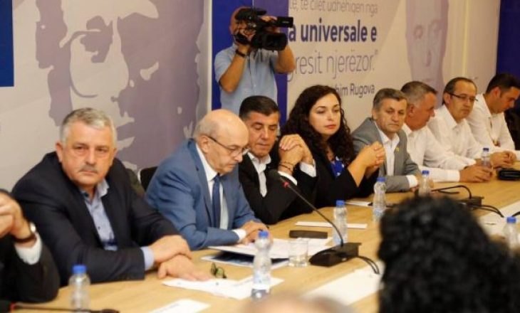 Përçarje brenda LDK-së, kapen Agim Veliu e Vjosa Osmani