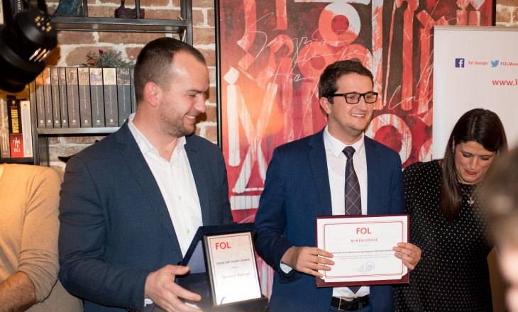 Qëndron Kastrati, fitues i çmimit për Guxim Qytetar për vitin 2019