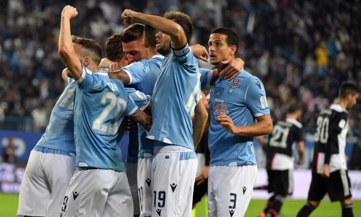Lazio mposht Juventusin dhe fiton Superkupën e Italisë