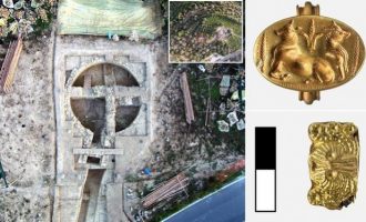 Arkeologët zbulojnë dy varre të epokës së bronzit të veshura me ar