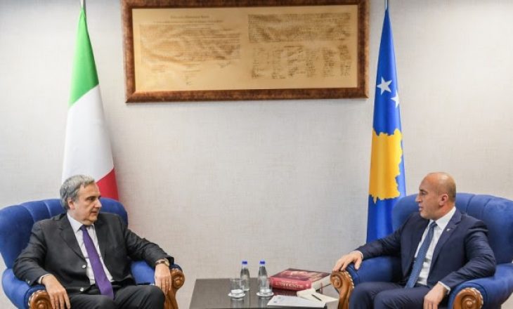 Haradinaj priti në takim lamtumirës ambasadorin e Italisë, Piero Cristoforo Sardi