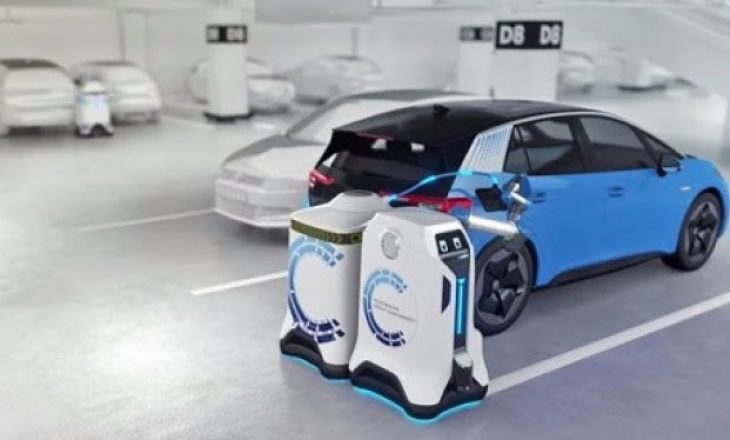 Volkswagen zhvillon konceptin e mbushësit elektrik robotik