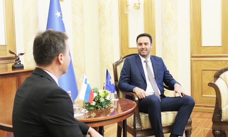 Kryeparlamentari Konjufca vlerëson lart mbështetjen e Sllovenisë për Kosovën
