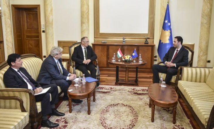 Konjufca takon ambasadorin Markusz: Hungaria mbetet përkrahëse e parezervë e vendit tonë