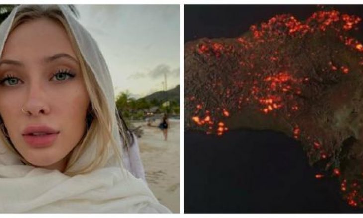 Modelja mbledh 100 mijë dollar për Australinë, shet fotot e saj intime