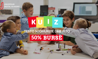 Lansohet kuizi i diturisë për fëmijë, bursë deri në 50% për kurset më aktraktive të programimit, animacionit dhe robotikës