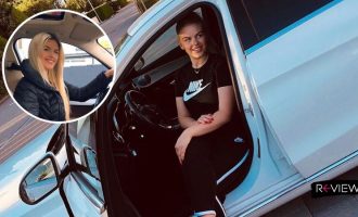 ‘Reja më e famshme në Kosovë’ pozon duke vozitur BMW-në e saj luksoze