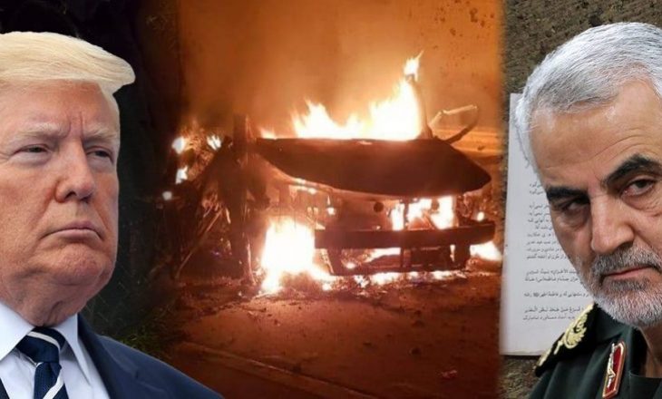 Pamjet ku shihet trupi i gjeneralit Soleimani duke u djegur – menjëherë pas sulmit me dron nga SHBA