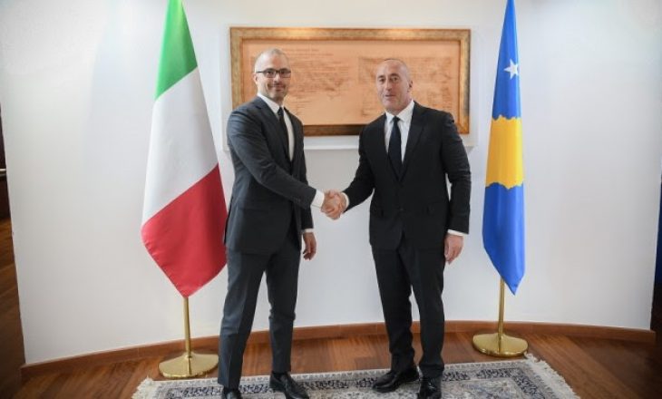 Haradinaj takohet me ambasadorin e ri të Italisë Nicola Orlando