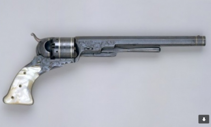 Pistoleta me pesë fishekë e shpikur para 184 viteve
