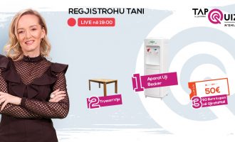 Adriana Matoshi ju dhuron super shpërblime sot në TapQuiz; Luaj dhe fito
