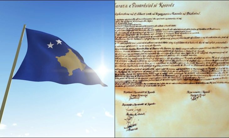 Deklarata e pavarësisë e cila ishte shpallur 12 vjet më parë