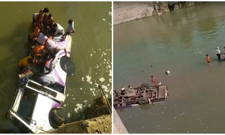Dasma kthehet në mort – Autobusi bie në lumë, vdesin 25 persona