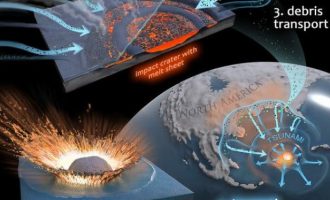 Asteroidi që zhduku dinozaurët krijoi ambientin për zhvillimin e baktereve