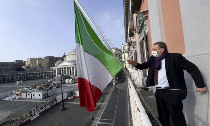 Flamuri gjysmë shtize dhe një minutë heshtje, Italia vajton viktimat e Covid19