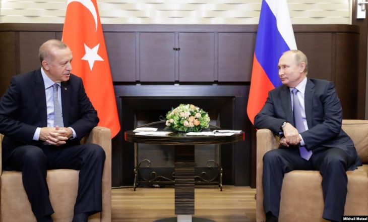 Erdogan do të diskutojë për Sirinë me Putinin në Moskë