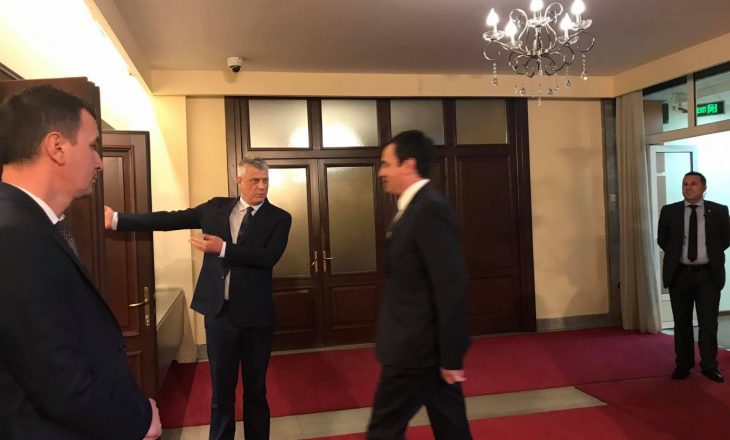 Nis takimi Thaçi-Kurti