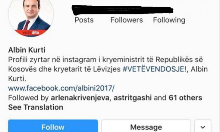 Albin Kurti irriton njerëzit në Instagram, i ankohen për fyerje të inteligjencës