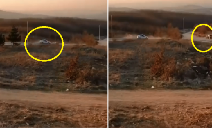 Ndjekje si në filma: Policia godet dhe rrëzon përtoke motoristin në Ferizaj