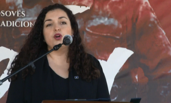 Vjosa Osmani: Duhet ta kthejmë kokën pas, ta kujtojmë sakrificën e Adem Jasharit