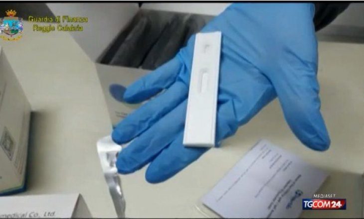 Guardia di Finanza sekuestron 900 komplete false për diagnostifikimin e CoVid-19