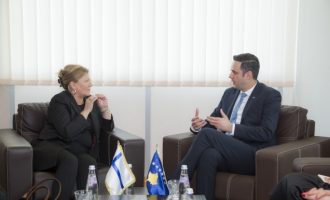 ABDIXHIKU PRET NË TAKIM AMBASADOREN E FINLANDËS