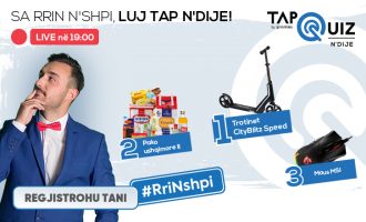 Sa rrin n’shpi, luj Tap n’Dije: Sonte ju pret lojë e mrekullueshme!