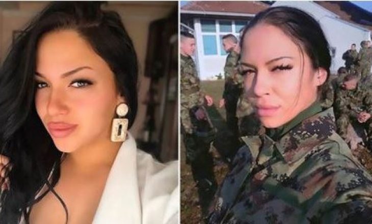 Ushtarja serbe 21 vjeçe, bëhet hit në Instagram me fotot me uniformë