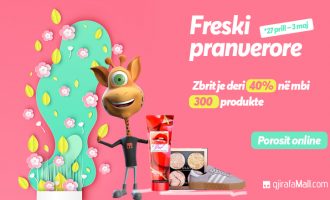 “Freski Pranverore” sjell zbritje deri 40% në GjirafaMall.com