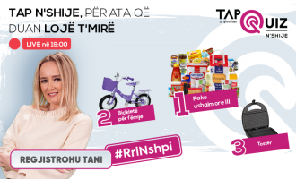 Sonte zhvillohet Tap n’Shije: Shpërblime e argëtim nga shtëpia!
