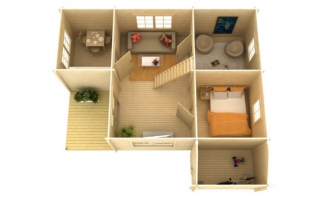 Ofertë fantastike nga Elite Wood: Shtëpi druri për 9.600 euro