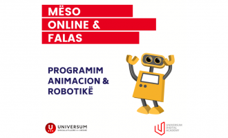 Kurse Online dhe FALAS për fëmijë në Programim, Animacion dhe Robotikë