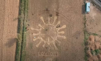 Kreativitet në kohë pandemie: Me kashtë ‘digjet’ koronavirusi