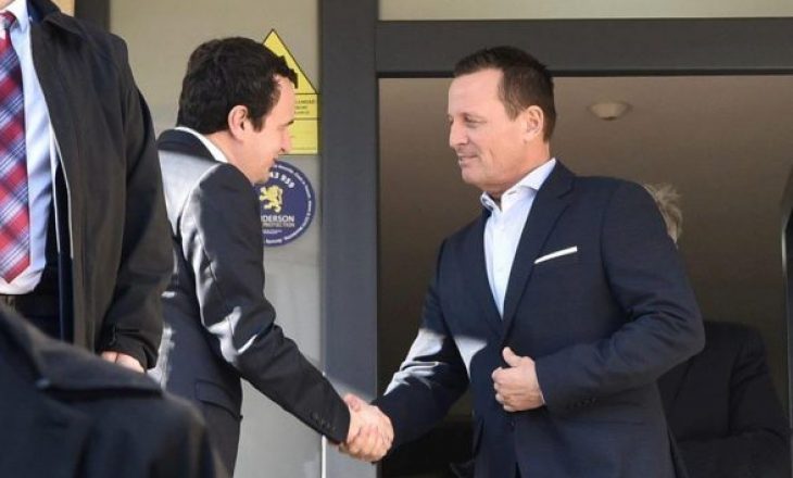 Kurti: Grenell është drejtpërsëdrejti i përfshirë në krizën politike në Kosovë