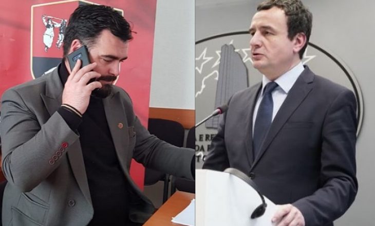 Kurti zhvillon bisedë telefonike me Kryetarin e Këshillit Kombëtar të Shqiptarëve të Luginës