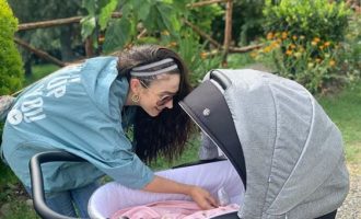Jonida Vokshi publikon foto pak ditë pas lindjes: Ky detaj ka lënë ndjekësit të habitur