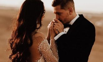 Klea Huta dhe Elgit Doda sjellin imazhin e parë të familjes së tyre të vogël