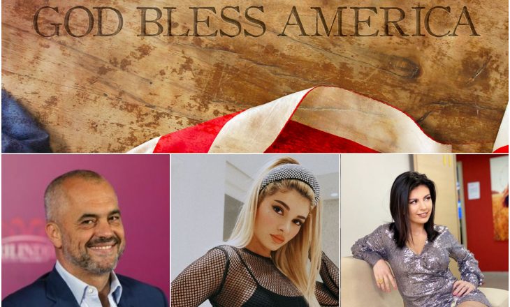 “God Bless America” Era Istrefin, Edi Ramën dhe Rudina Dembacajn