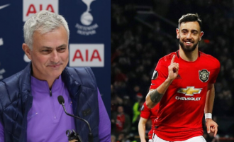 Jose Mourinho thumbon Bruno Fernades dhe referimin në Angli