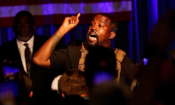 Kanye West në tubimin e parë elektoral: “Çdokush që ka një fëmijë merr një milion dollarë”