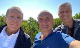 Thaçi me Pacollin tek Ilir Meta